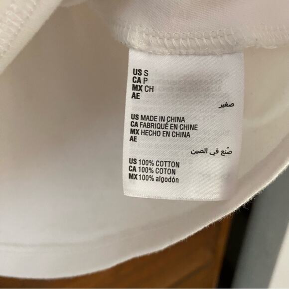 Culpos X INC Padded Shoulder Tank White Size Small - Picture 6 of 7